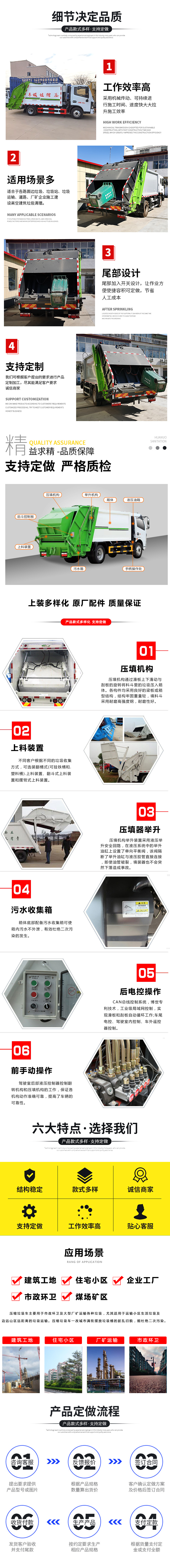 國(guó)六小福瑞卡 6方 壓縮垃圾車